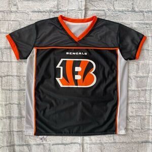 Cincinnati Bengals youth XL boys reversible pullover flag football jersey